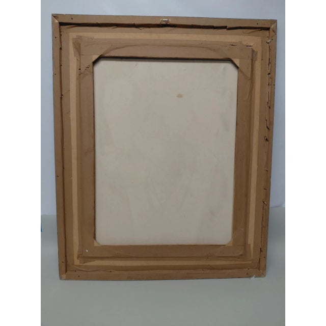 Framed Mother and Child Oil in Frame After Oswaldo Guayasamín For Sale - Image 15 of 15