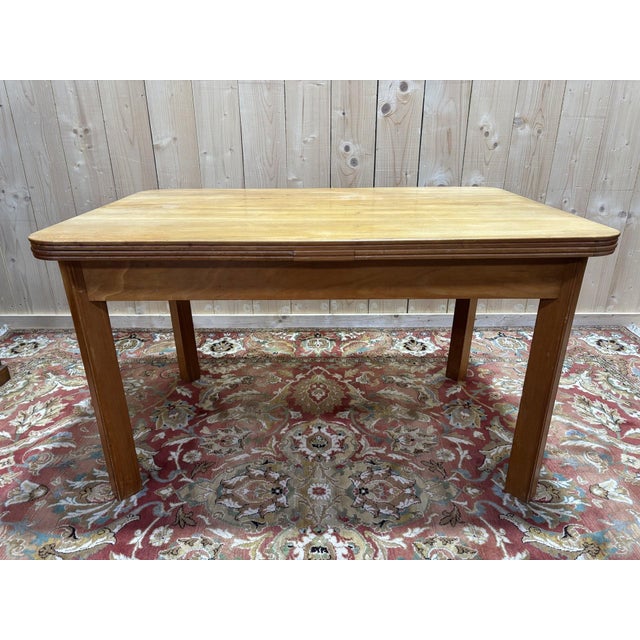 Table with Extensions in Elm, 1960s For Sale - Image 10 of 10