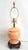 1980s Coastal Pink Ginger Jar Lamp & Shade For Sale - Image 5 of 9