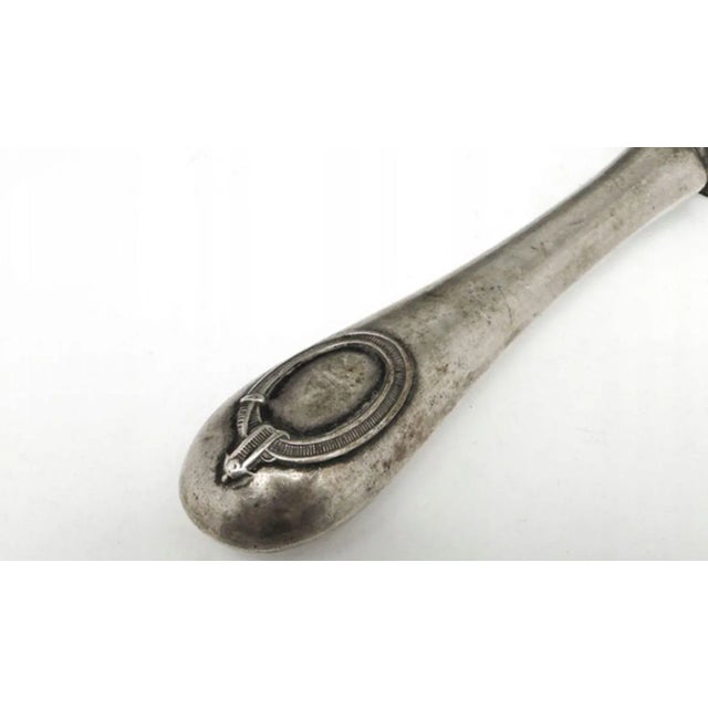 Art Nouveau Silver Pate Knife, France, 1900s For Sale - Image 4 of 6