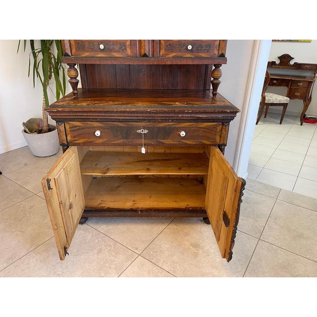 Wilhelminian Style Kitchen Buffet Cabinet For Sale - Image 13 of 14