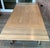 Rustic Vintage A. Brandt Ranch Oak Dining Table With Slide Out Leaf Extensions For Sale - Image 3 of 9