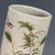 Chinese Crackle Glaze Porcelain Brush Pot With Bird & Floral Motif For Sale - Image 3 of 9