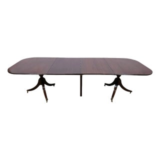 Walnut Dining Table, Late 19th Century For Sale