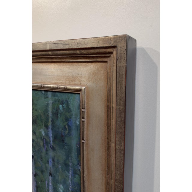Greens of Summer (The Assembly) by Seth Winegar | Oil on Panel Aspen Grove For Sale In Denver - Image 6 of 11