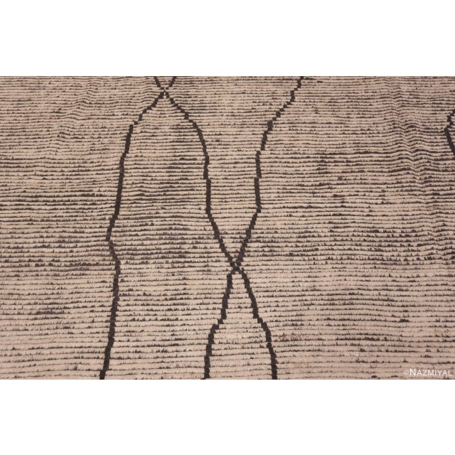 Nazmiyal Collection Modern Tribal Nomadic Room Size Area Rug For Sale - Image 4 of 8