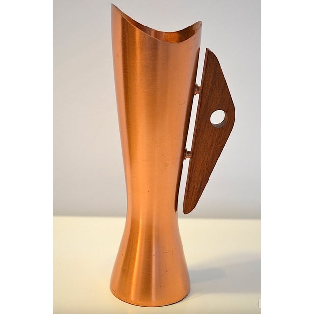 Mid-Century Modern Vintage Copper Vase, 1960s For Sale - Image 3 of 5
