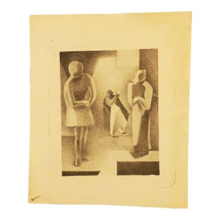 Untitled Limited Edition Lithograph by Phyllis Johnson For Sale