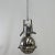 Stainless Steel Spotlight Converted to Pendant Light With Chain For Sale - Image 9 of 9