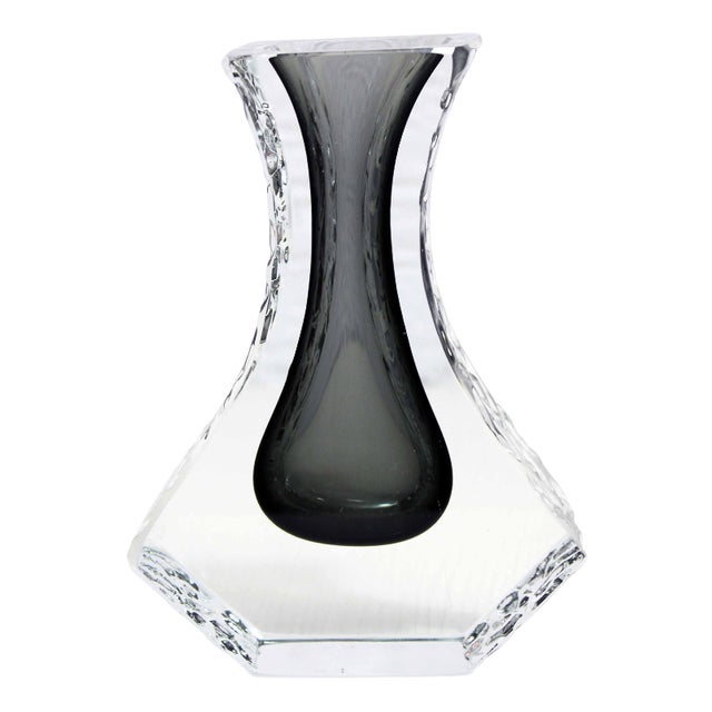 Murano Glass Vase attributed to Alessandro Mandruzzato For Sale