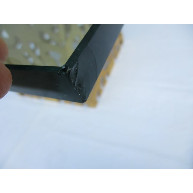 Metal 70's Square Metal and Glass Puzzle Cube Coffee Table -Attributed to TriMark For Sale - Image 7 of 11