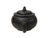 Chinese Chinese Chocolate Brown Yixing Zisha Clay Teapot Characters Accent For Sale - Image 3 of 8