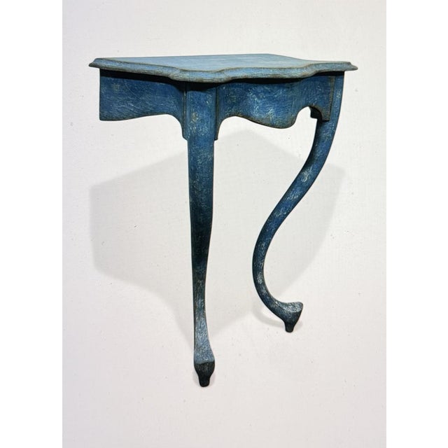 Swedish Rococo Wooden Console For Sale - Image 4 of 5