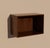 Contemporary Floating Shelves Wall Mounted, Modular Walnut Shelving Unit, Solid Wood Steel Wall Shelf for Home Office For Sale - Image 3 of 18