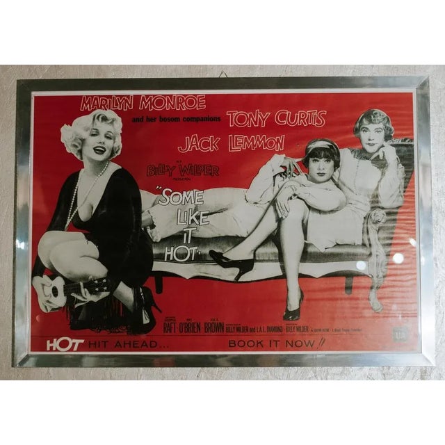 Some Like It Hot Movie Poster, USA, 1980s For Sale - Image 4 of 4