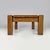 Italian Modern Wooden Coffee Table with Geometric Lines and Squared Legs, 1970s For Sale - Image 6 of 18
