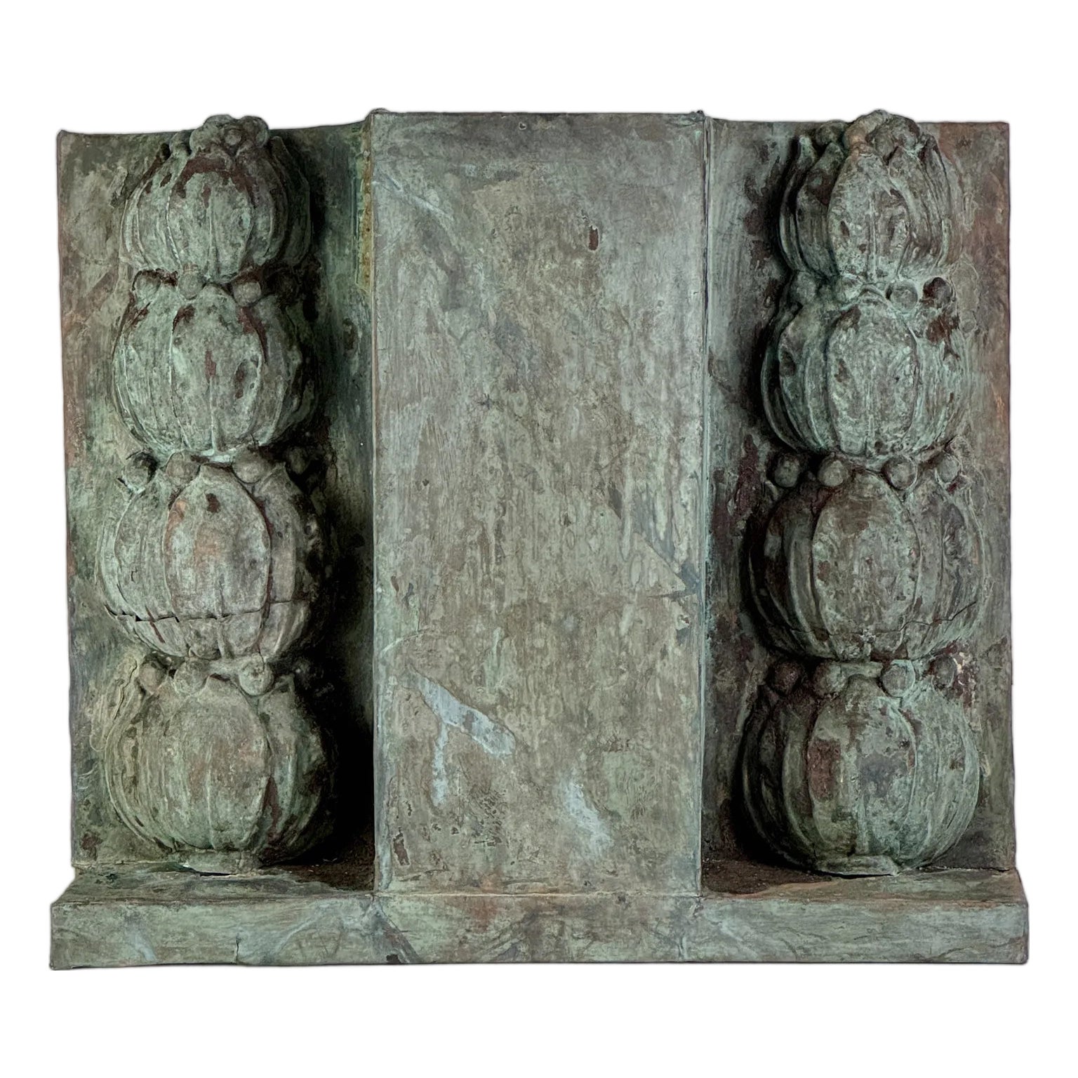 Antique Reclaimed Architectural Salvage Green Copper Decorative Wall ...