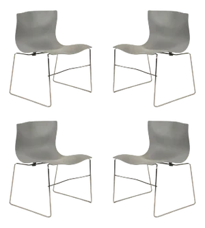 Set of 4 Handkerchief Chairs by Lella & Massimo Vignelli for Knoll, 1990s