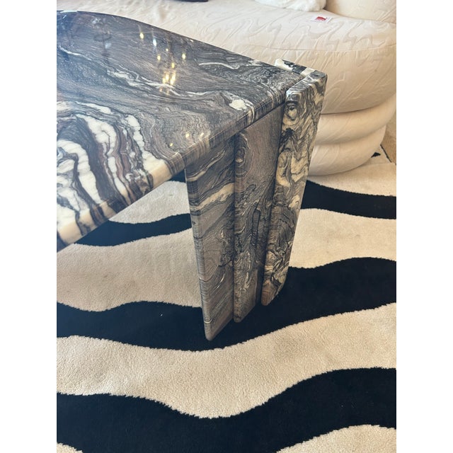 Roche Bobois Italian Marble “Eye” End Tables Attributed to Roche Bobois - A Pair For Sale - Image 4 of 13