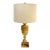 1920's Carved Alabaster Urn Table Lamp - Newly Wired - New Shade For Sale