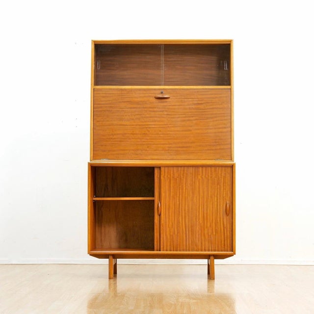 Mid-Century Modern 1960s Mid Century Secretary Desk by Herbert E. Gibbs For Sale - Image 3 of 14