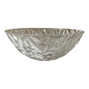 Late 20th Century Tiffany & Co. “Rock Cut” Crystal Bowl Excellent Condition.