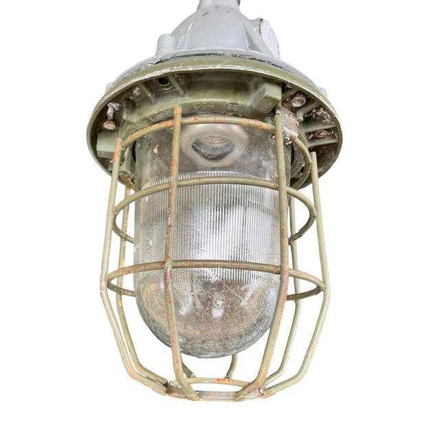Industrial Ceiling Lamp, Electronics, Ussr, 1980s. For Sale - Image 12 of 12