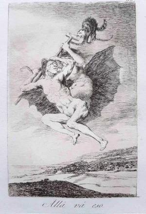 Francisco Goya, There Và Eso From Los Caprichos, Original Etching, 1799