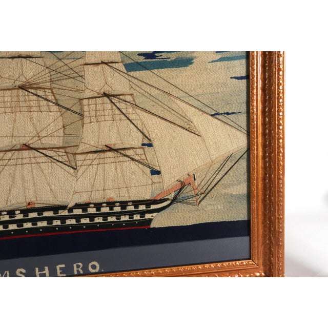 British Sailor's Woolwork of Royal Navy Ship HMS Hero For Sale In Philadelphia - Image 6 of 8