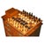 Vintage English Pattern Boxwood & Ebonised Chess Set, 1950, Set of 32 For Sale - Image 16 of 16