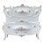1950s Italian Venetian White Beech Bedframe - 4 Pc For Sale