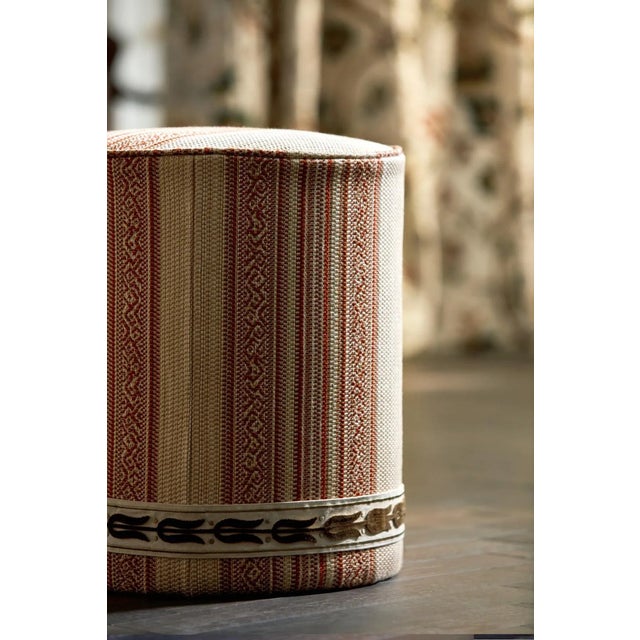 Inspired by a kilim rug from Central Asia this heavyweight woven stripe is the ideal accent to the entire Arcadian Thames...