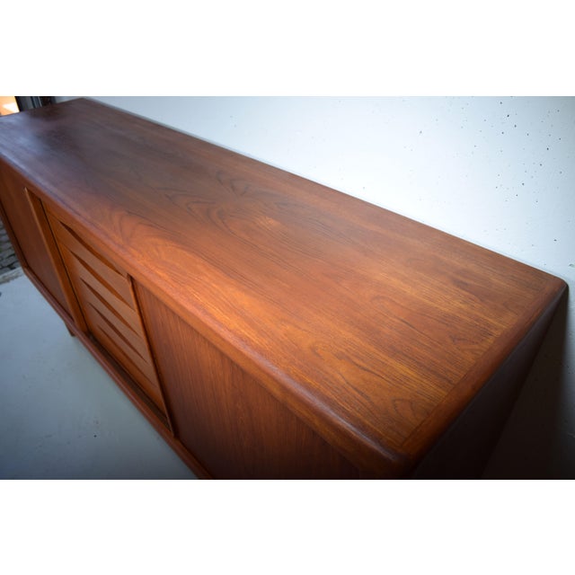 Wood Teak Sideboard from Dyrlund, Denmark, 1970s For Sale - Image 7 of 10