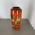 Article: Fat lava art vase extra large version with two sailing boats. Producer: Scheurich, Germany. Decade: 1970s : This...