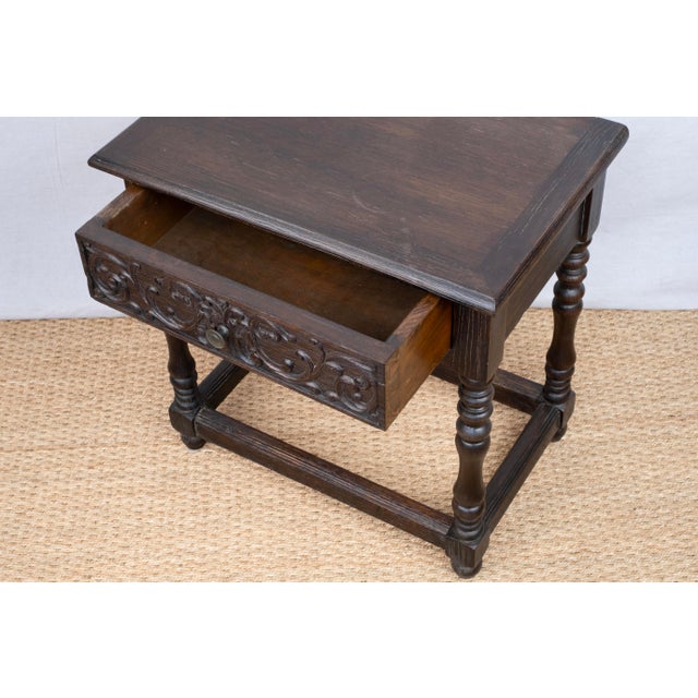 Early 20th Century Antique Spanish Revival Style Side Table For Sale - Image 5 of 9