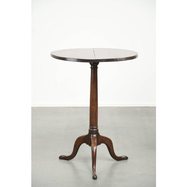 Antique English Oak Side Table, 1700s For Sale - Image 3 of 11