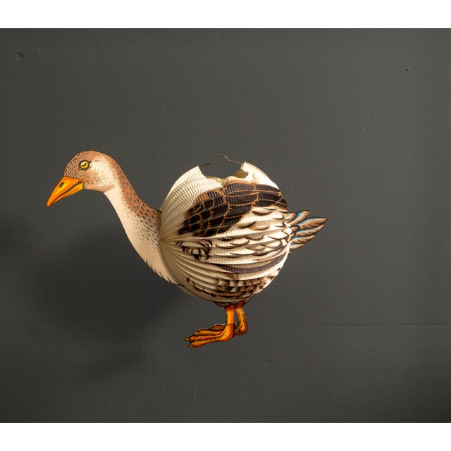 Black Paper Goose Lantern, West Germany, 1960s For Sale - Image 8 of 14