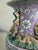 1980s Vintage Chinese Porcelain Floral Lamp With Dragon Relief For Sale - Image 5 of 12