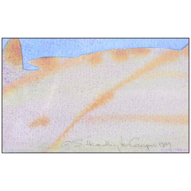 Coastal Late 20th Century From the Rocks, Lucia Beach, Susan Headley Van Campen For Sale - Image 3 of 5