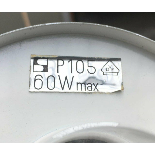 Mid-Century Space Age German Model P105 Glass and Chrome Pendant Lamps from Staff, 1960s, Set of 2 For Sale - Image 16 of 18