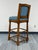 Beautiful Bar Stool Oak Frame Vinyl Seat & Back ~ Set of 3 For Sale In Saint Louis - Image 6 of 7