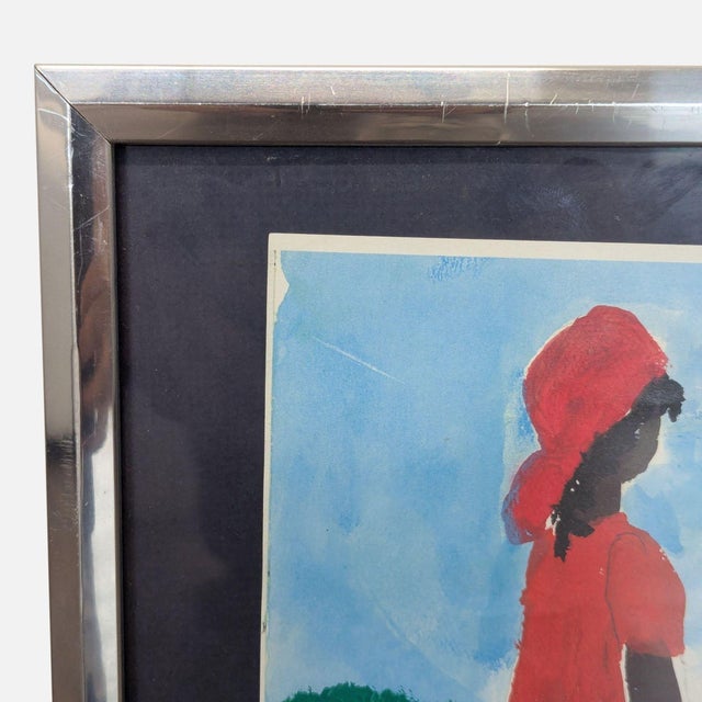 Alma White Framed Painting - Three Friends in Nature (1999) For Sale In San Francisco - Image 6 of 6