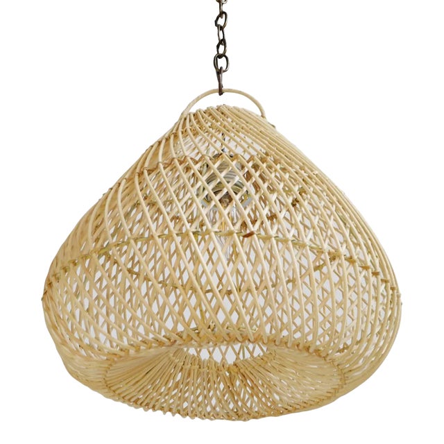 Rattan Donut Drop Lantern For Sale