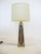 Brown Ceramic table lamp by Rita Sargen For Sale - Image 8 of 8