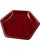 Mid-Century Modern Vintage Viel Maroon Red Ceramic French Ashtray For Sale - Image 3 of 9