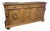 19th Century Bleached French Oak Hunt Buffet With Black Granite Top, Circa 1880 For Sale