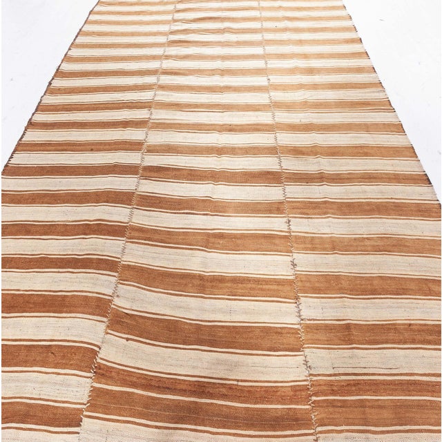 Doris Leslie Blau Vintage Turkish Kilim Rug For Sale - Image 4 of 9