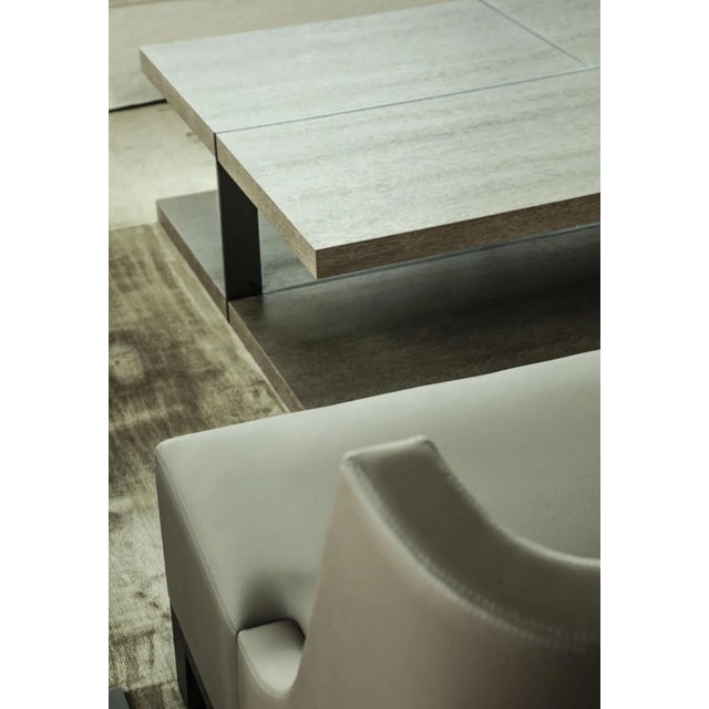 Oak Amondrian Side Table by LK Edition For Sale - Image 4 of 5