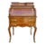 1930s French Louis XV Style Marquetry Bureau With Brass Mounts For Sale