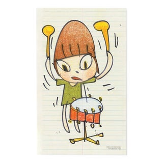 Yoshitomo Nara, Banging the Drum, 2020, Paper For Sale